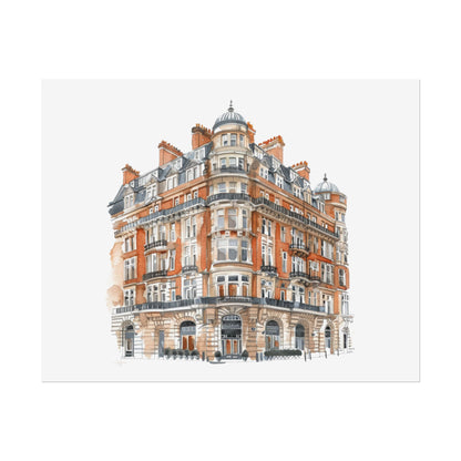 Elegant Architectural Rolled Posters, Art Prints for Home Decor, Gift for Housewarming, Wall Art for Living Room, Unique Art Decor