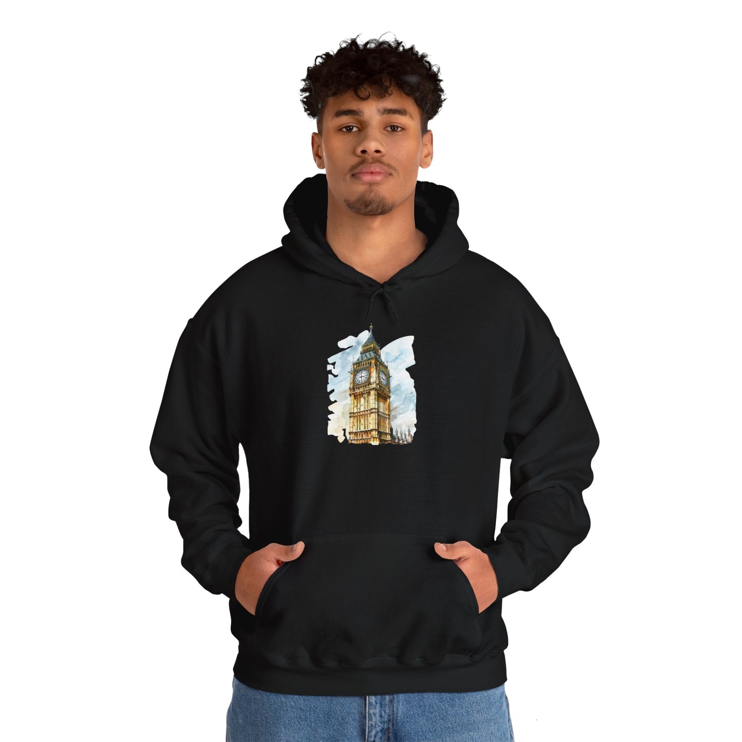 Unisex Heavy Blend™ Hooded Sweatshirt - Timeless Big Ben