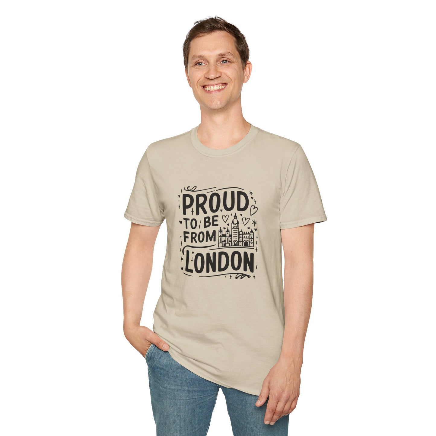 Unisex Softstyle T-Shirt - Proud to be from London