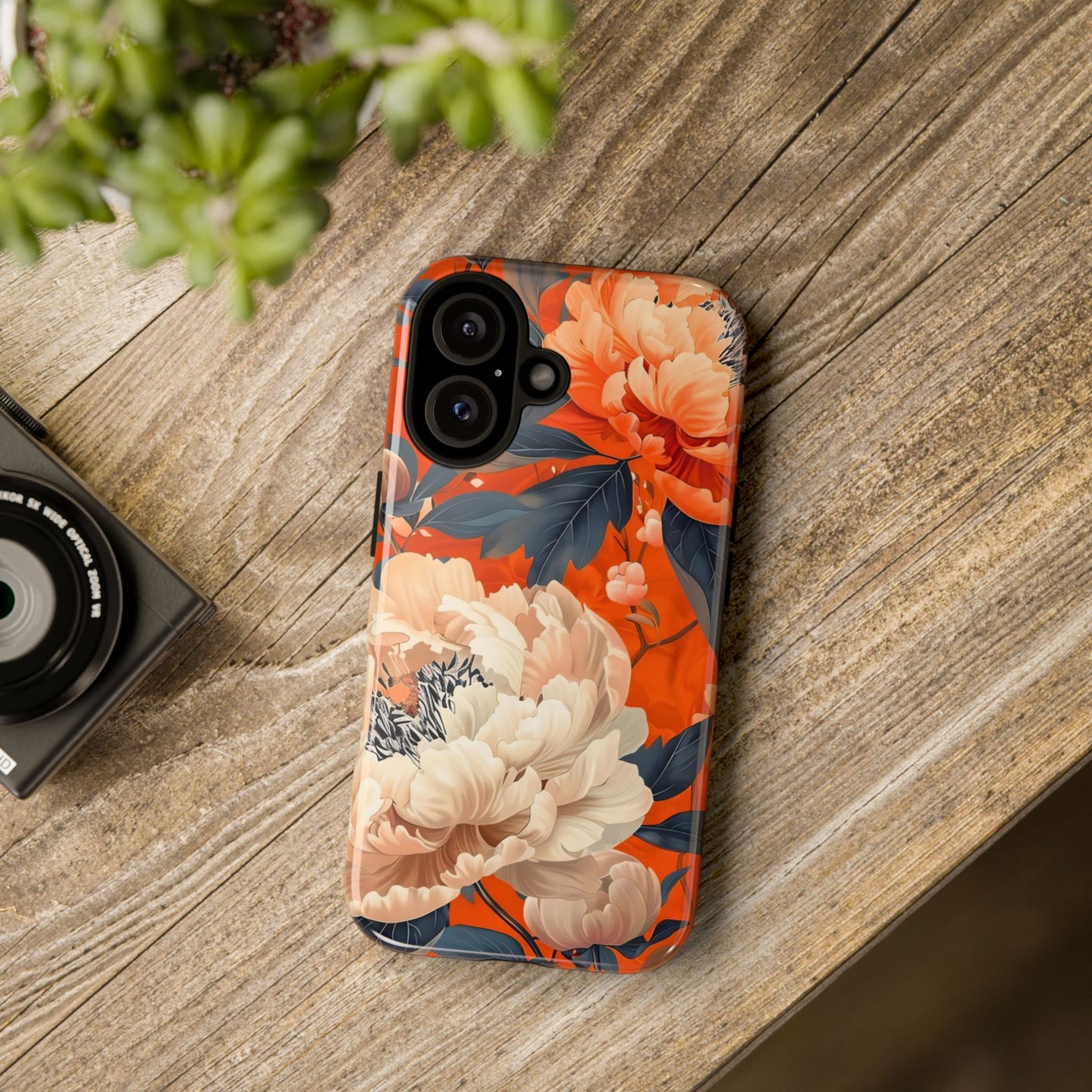 Floral Tough Case, Durable Floral Phone Case, Stylish Protection Case, Gift for Her, Spring Accessories, Mother’s Day Gift