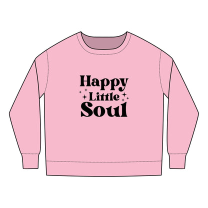 Toddler Sweatshirt - Cute Happy Little Soul Sublimation Graphic