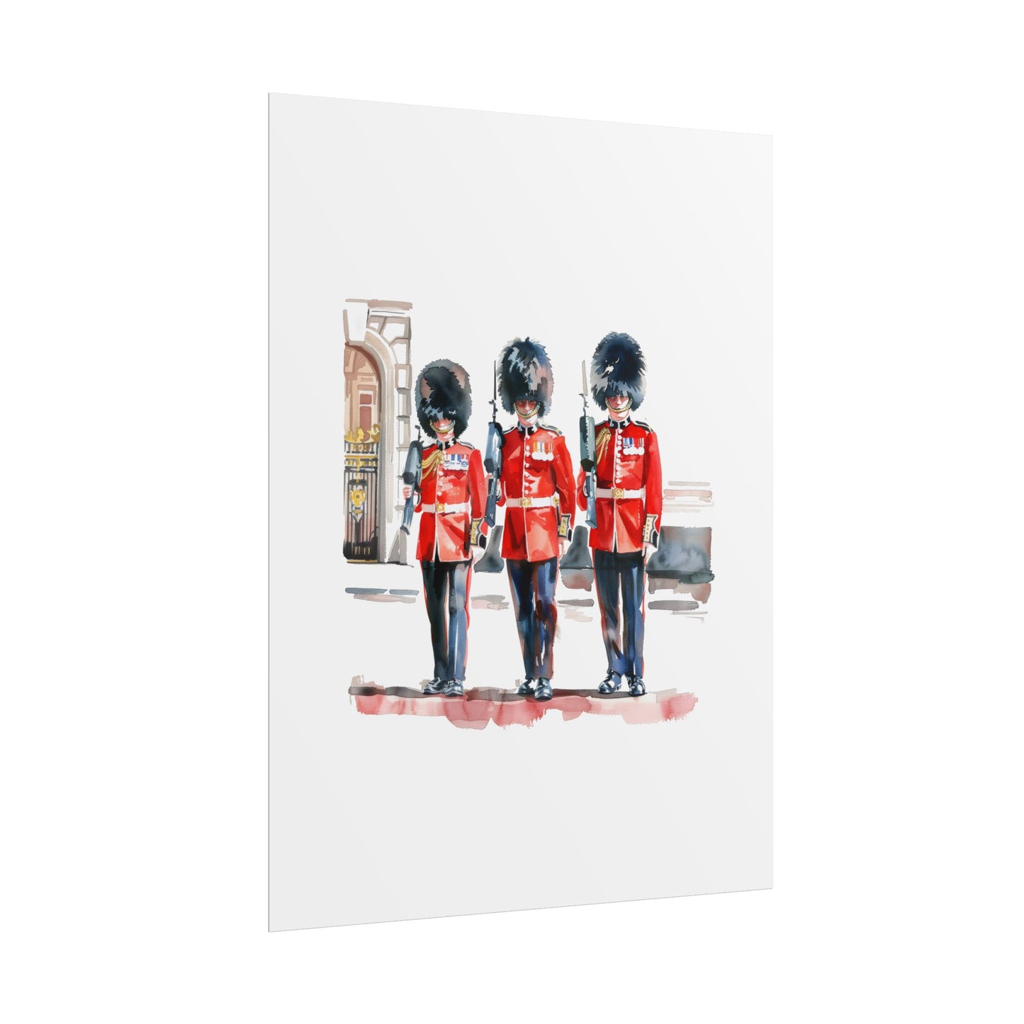 London Guard Roll-Up Posters, British Soldier Art Prints, Home Decor, Travel Gifts, Wall Art for Various Occasions