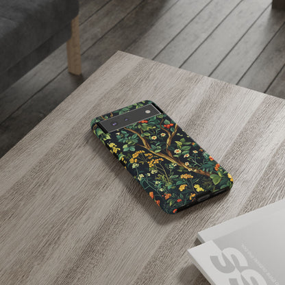 Floral iPhone Case, Nature Inspired Tough Case, Botanical Phone Cover, Eco-Friendly Gift, Unique Floral Design
