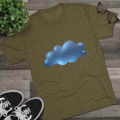 Serene Cloudscape - Dreamy Cloud Classy Unisex Tri-Blend Crew Tee