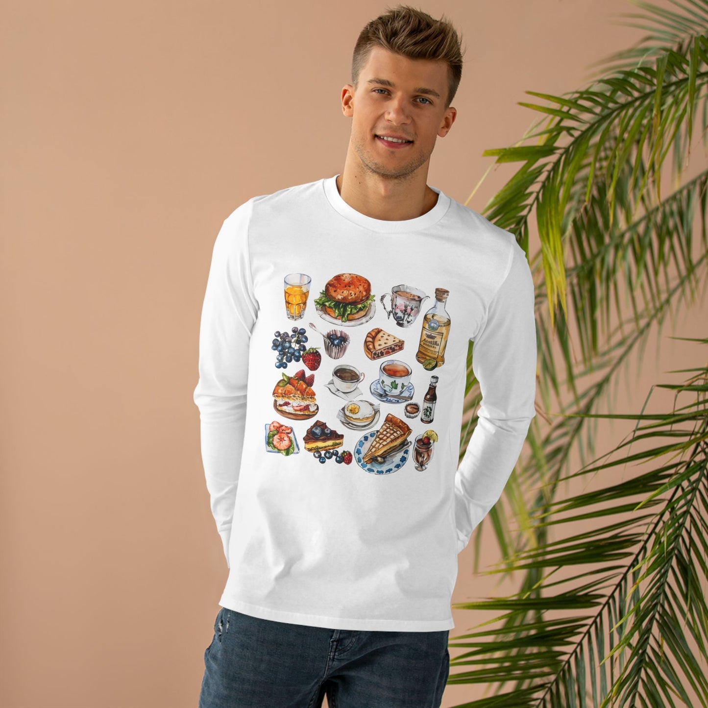 Men’s Base Longsleeve Tee - Vintage England Icons