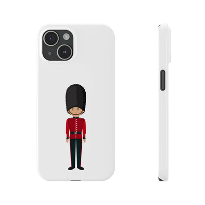 Slim Phone Cases with Royal Guard Design for UK Lovers, Travel Souvenir, Holiday Gift, Phone Accessories, Fun Style