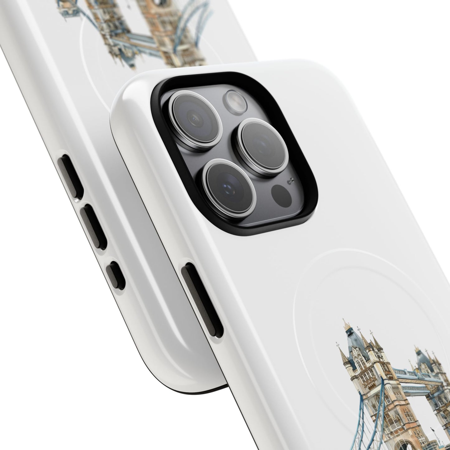 Tough Magnetic Phone Cases with Tower Bridge Design, Durable, Stylish, Unique Gift for Travelers, Perfect for Everyday Use