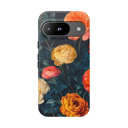 Floral Phone Case - Tough Cases, Stylish Protection, Gift for Flower Lovers, Customizable Cover, Floral Design Mobile Accessory
