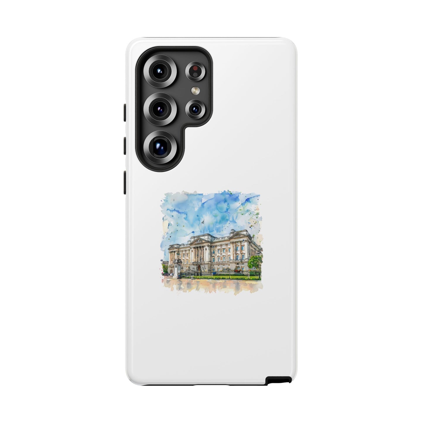 Artistic Phone Case - Watercolor Architecture Design