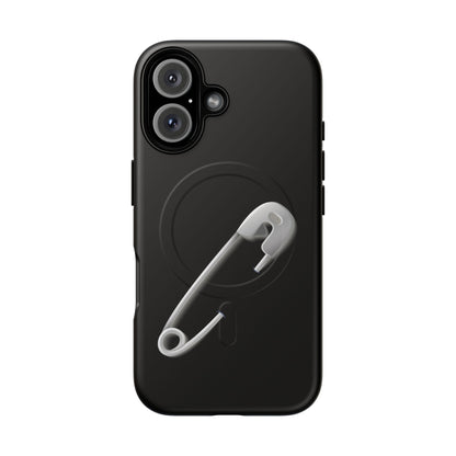 Tough Magnetic Phone Case featuring Safety Pin Design, Stylish Protector for iPhone, Unique Gifts for Friends, Trendy Mobile Cover, [...]