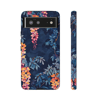 Floral iPhone Case, Tough Phone Cover, Gift for Her, Nature Lover Accessory, Spring Decor, Unique Floral Design