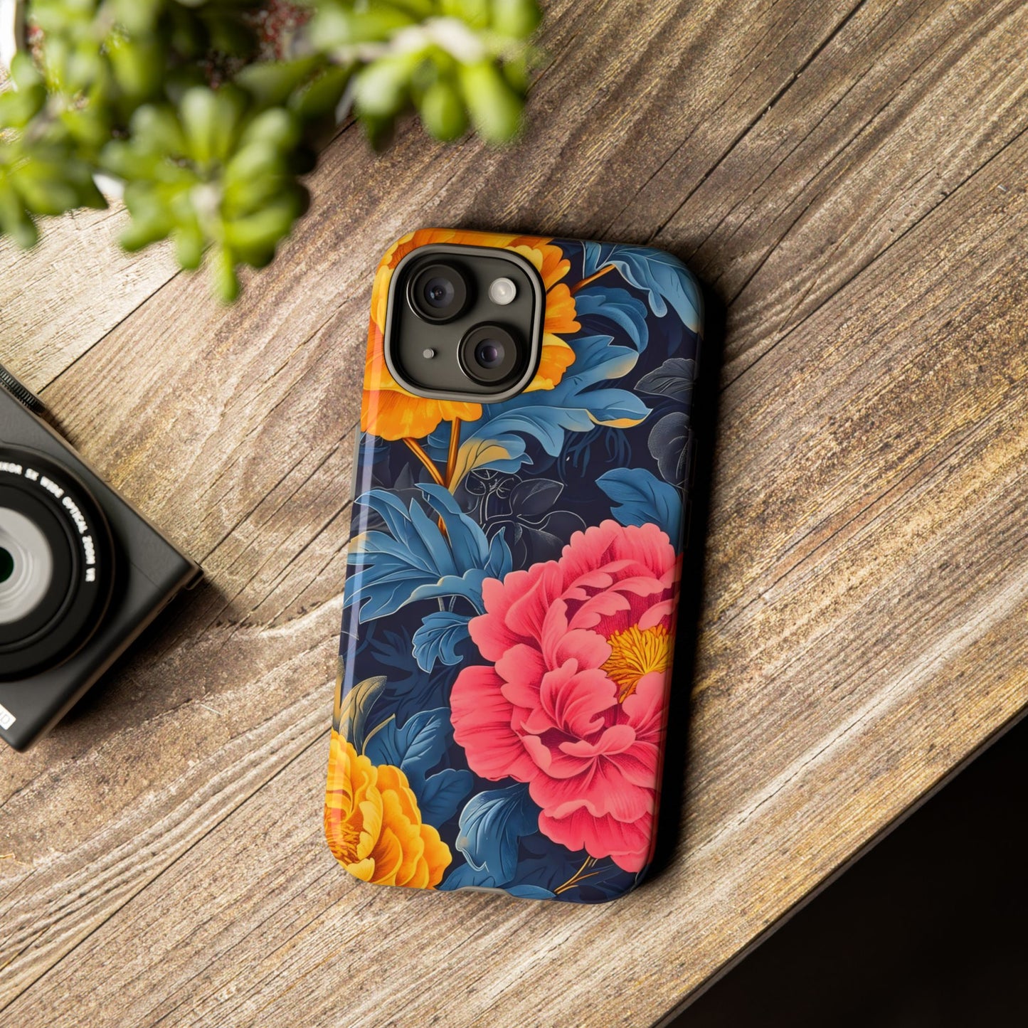 Floral Phone Case, Tough Cases, Stylish Mobile Cover, Gifts for Her, Phone Accessories, Unique Flower Design