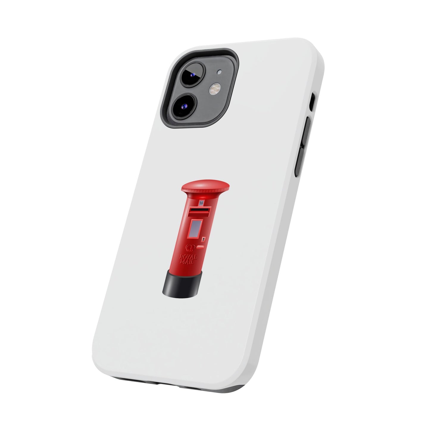 Red Mailbox Tough Phone Case, Durable Phone Cover, Unique Gift, Post Office Style, Trendy Phone Accessory