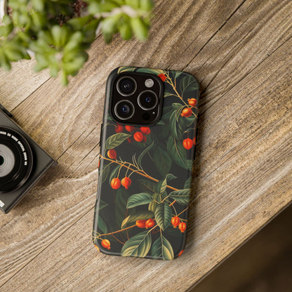 Tough Cases, Floral Phone Case, Nature-Inspired Tech, Unique Gift, Phone Accessory, Botanical Design, Fall Vibes