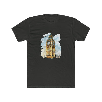 London Clock Tower - Iconic Big Ben and Timeless Soft Unisex Cotton Crew Tee