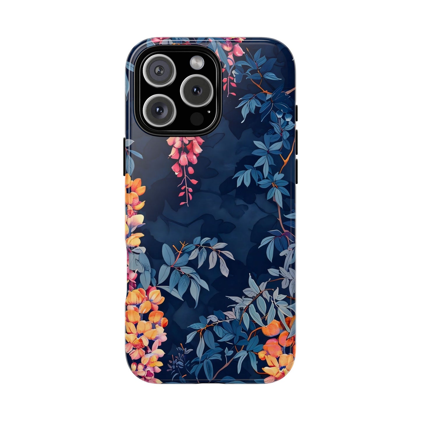Floral iPhone Case, Tough Phone Cover, Gift for Her, Nature Lover Accessory, Spring Decor, Unique Floral Design