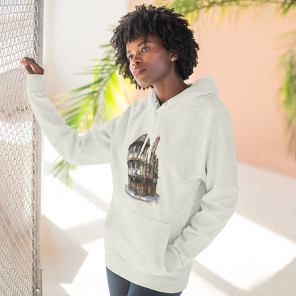 Three-Panel Fleece Hoodie - Ale & Atmosphere: The Quintessential British Pub