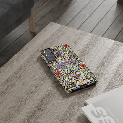 Stylish Phone Case - Floral Design, Tough Cases, Gift for Her, Phone Accessories, Trendy Tech, Unique Cell Phone Cover