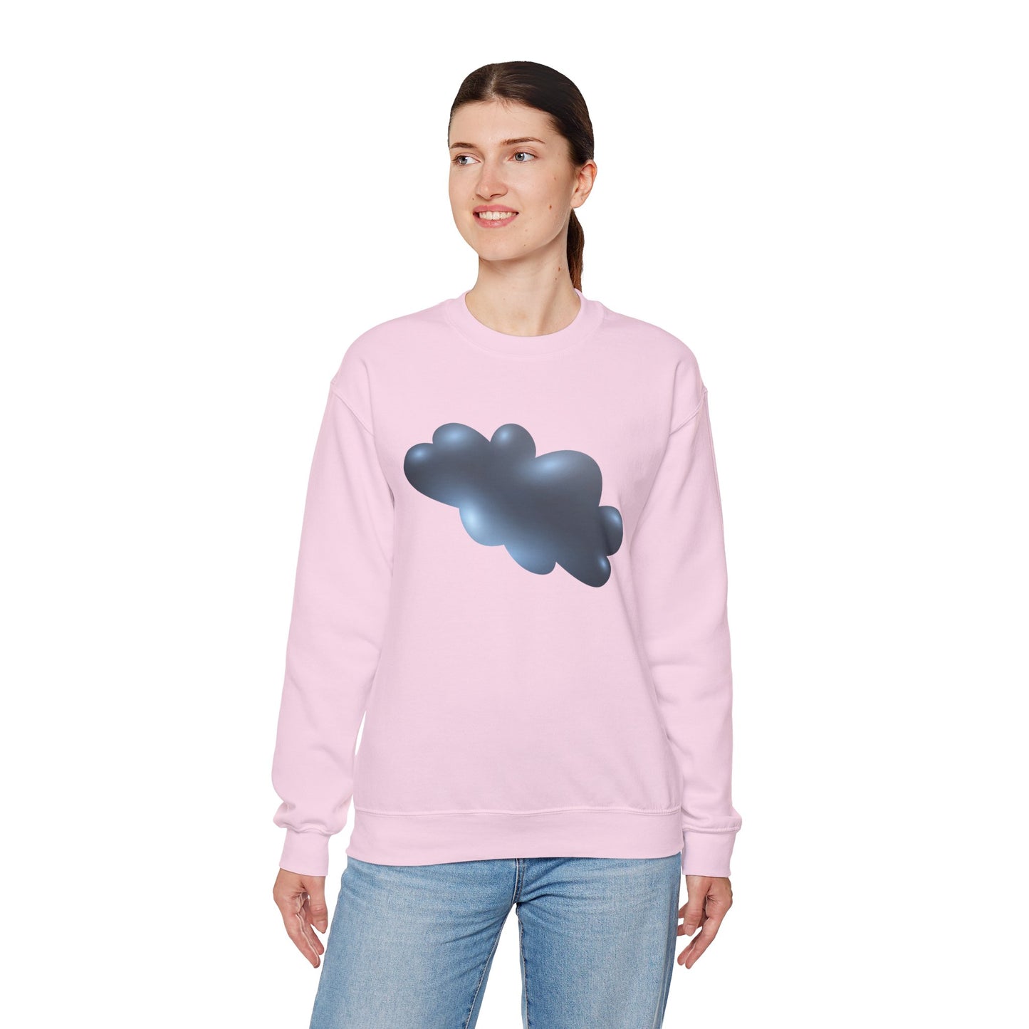 Unisex Heavy Blend™ Crewneck Sweatshirt - Serene Cloudscape - Dreamy Cloud Design