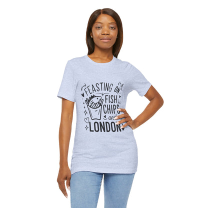 Unisex Jersey Short Sleeve Tee - Fsih Chips and London
