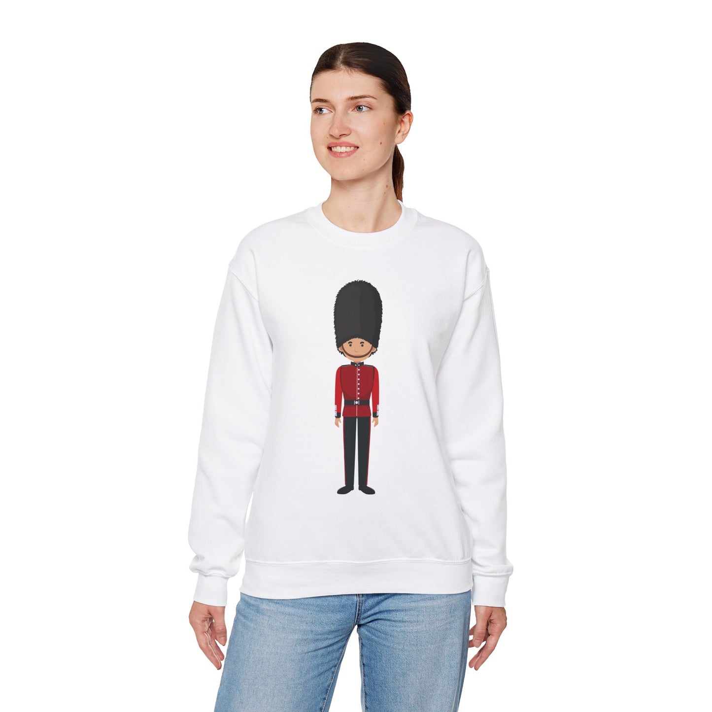 Unisex Heavy Blend™ Crewneck Sweatshirt - Historic and Iconic - The British Soldier in Red