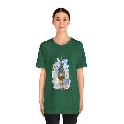 Unisex Jersey Short Sleeve Tee - Iconic Big Ben Clock Tower Design