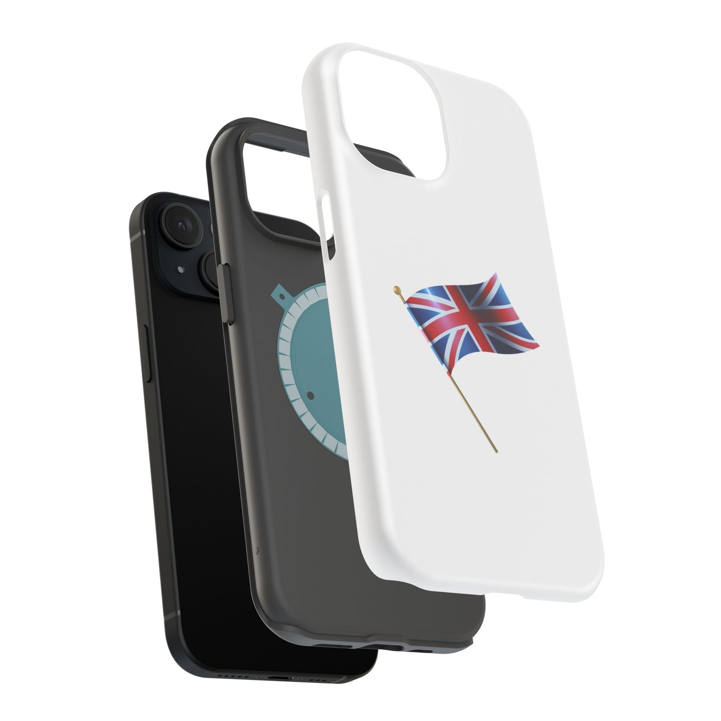Vintage Union Jack Magnetic Phone Case, British Flag Tough Case, Gift for Anglophiles, Travel Accessories,UK Prid e Case