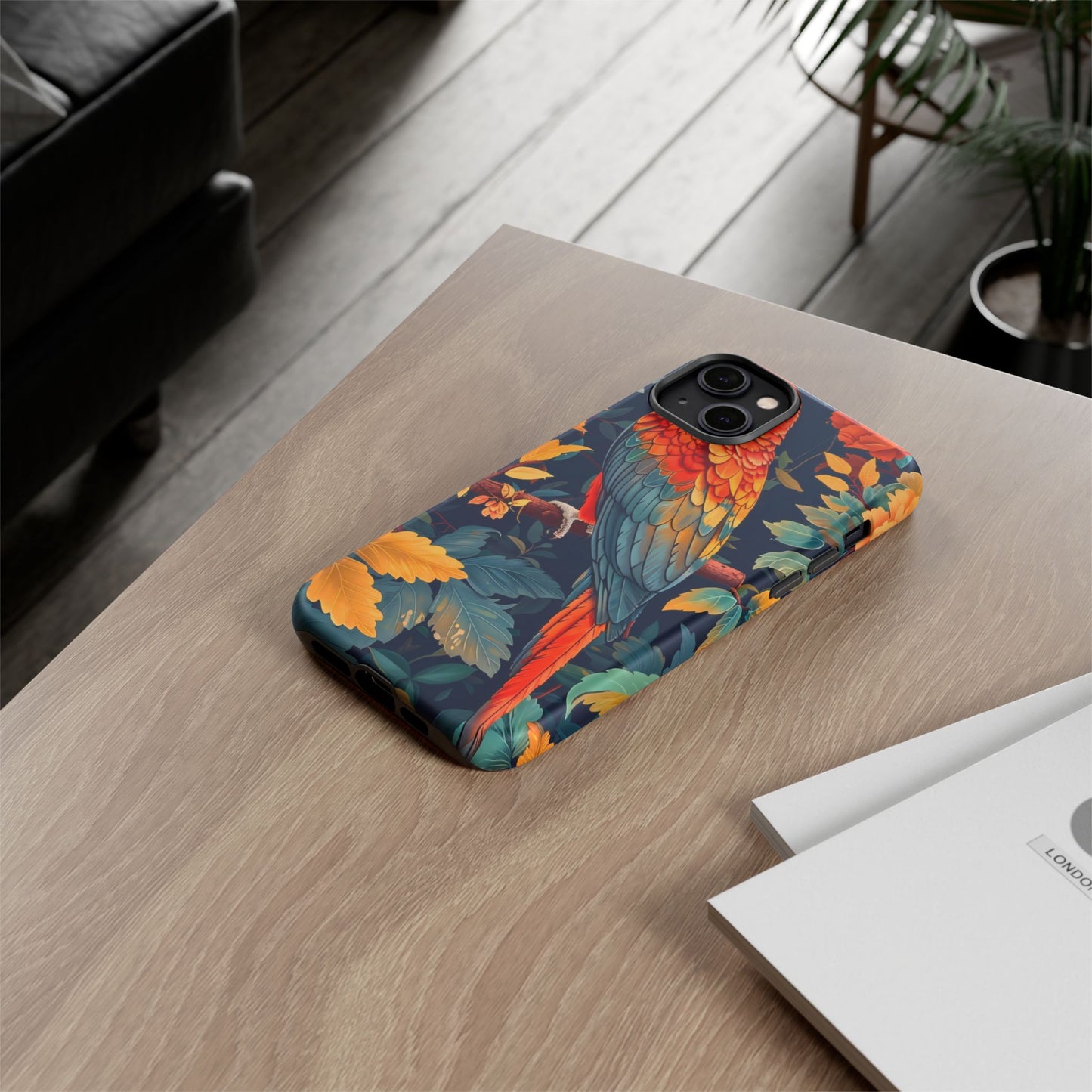 Vibrant Parrot Phone Case - Tough, Stylish, Nature-Inspired, Tropical, Wildlife, Perfect Gift, Summer Vibes