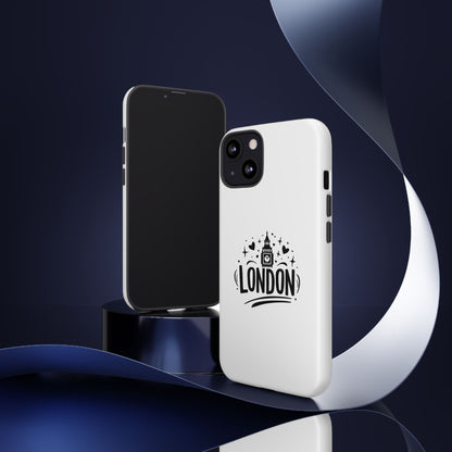 Stylish Phone Case for London Lovers, London Gift, Travel Accessory, Unique Smartphone Case, Cityscape Phone Cover