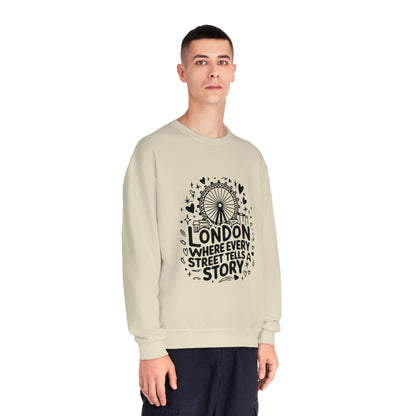 Unisex NuBlend® Crewneck Sweatshirt - London Calm Streets