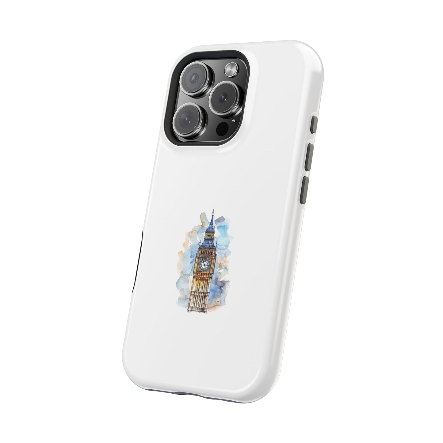 Artistic Magnetic Phone Cases with Iconic Designs, Unique Cell Phone Cover, London Tower Case, Gift for Travelers, Customizable Art Cases