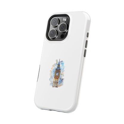 Artistic Magnetic Phone Cases with Iconic Designs, Unique Cell Phone Cover, London Tower Case, Gift for Travelers, Customizable Art Cases
