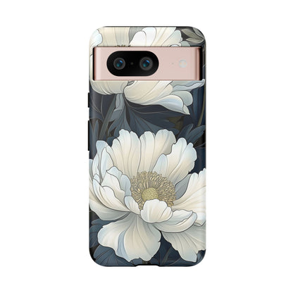 Elegant Floral Phone Case, Floral iPhone Cover, Flower Art Phone Case, Eco-Friendly Mobile Protection, Tough & Stylish Phone Case