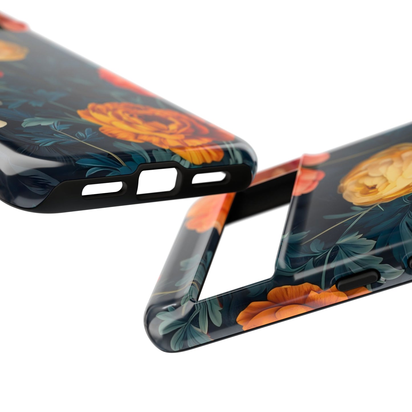 Floral Phone Case - Tough Cases, Stylish Protection, Gift for Flower Lovers, Customizable Cover, Floral Design Mobile Accessory