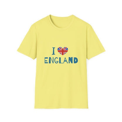 I love England Durable Unisex Softstyle T-Shirt