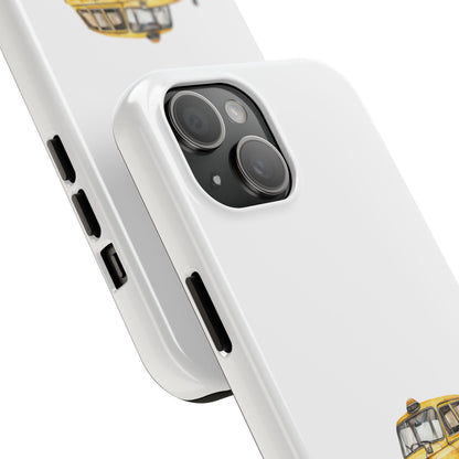 Yellow Taxi Tough Phone Case - Durable Protection for Urban Adventures