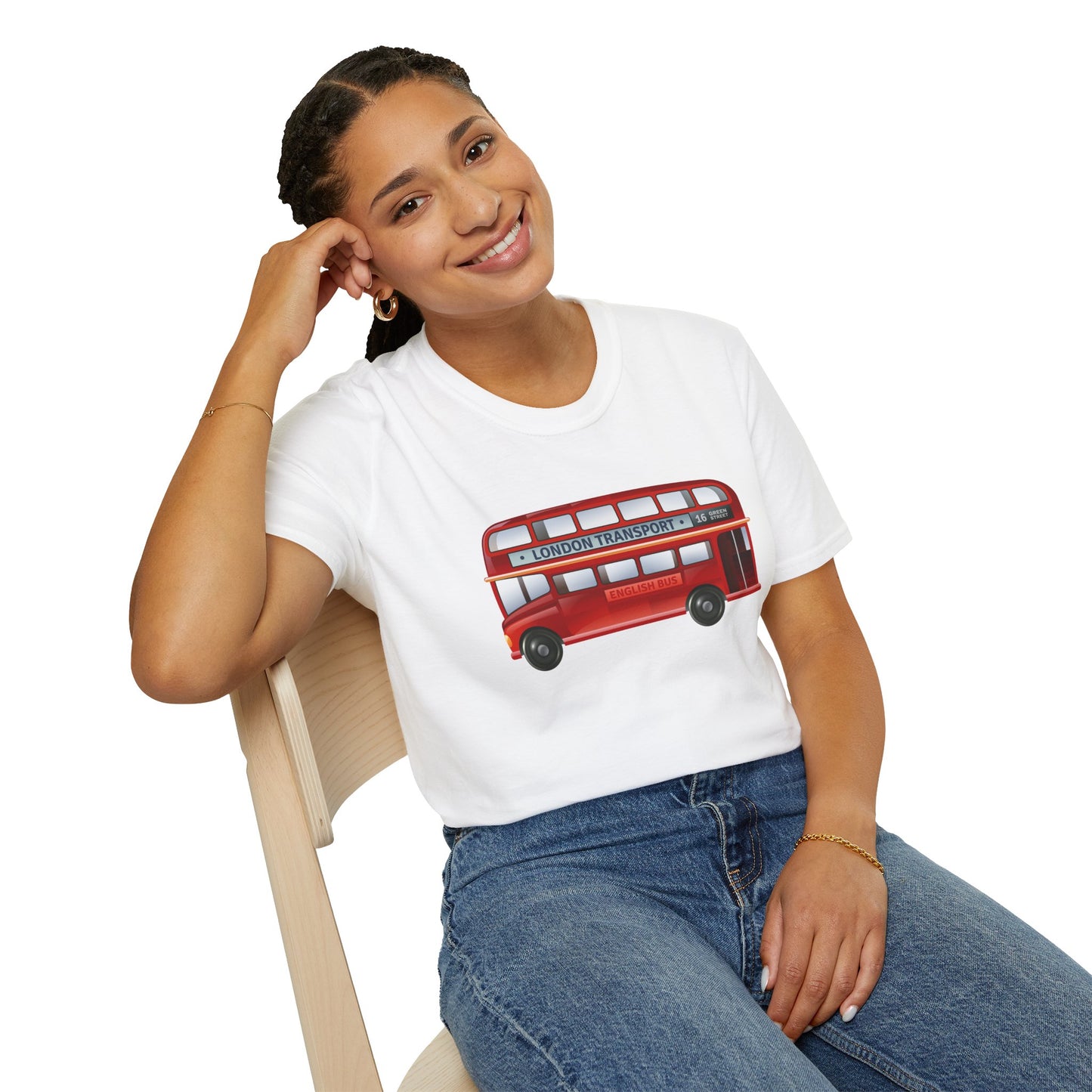 Unisex Softstyle T-Shirt - London Transport English Bus
