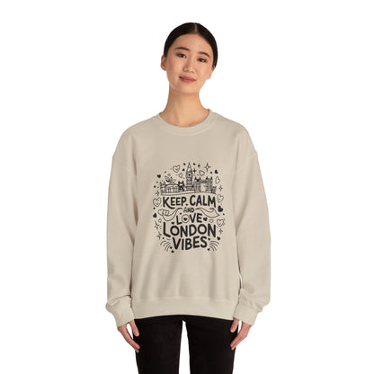 Unisex Heavy Blend™ Crewneck Sweatshirt - Trendy and Calm London Vibes