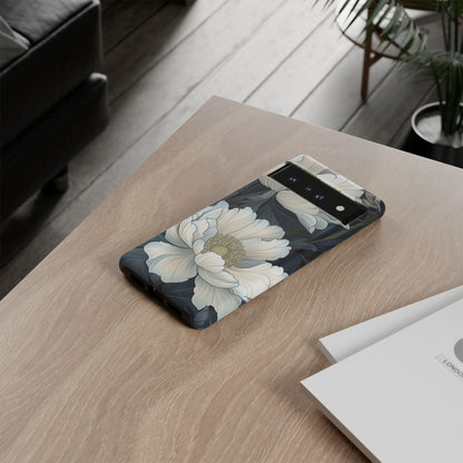 Elegant Floral Phone Case, Floral iPhone Cover, Flower Art Phone Case, Eco-Friendly Mobile Protection, Tough & Stylish Phone Case