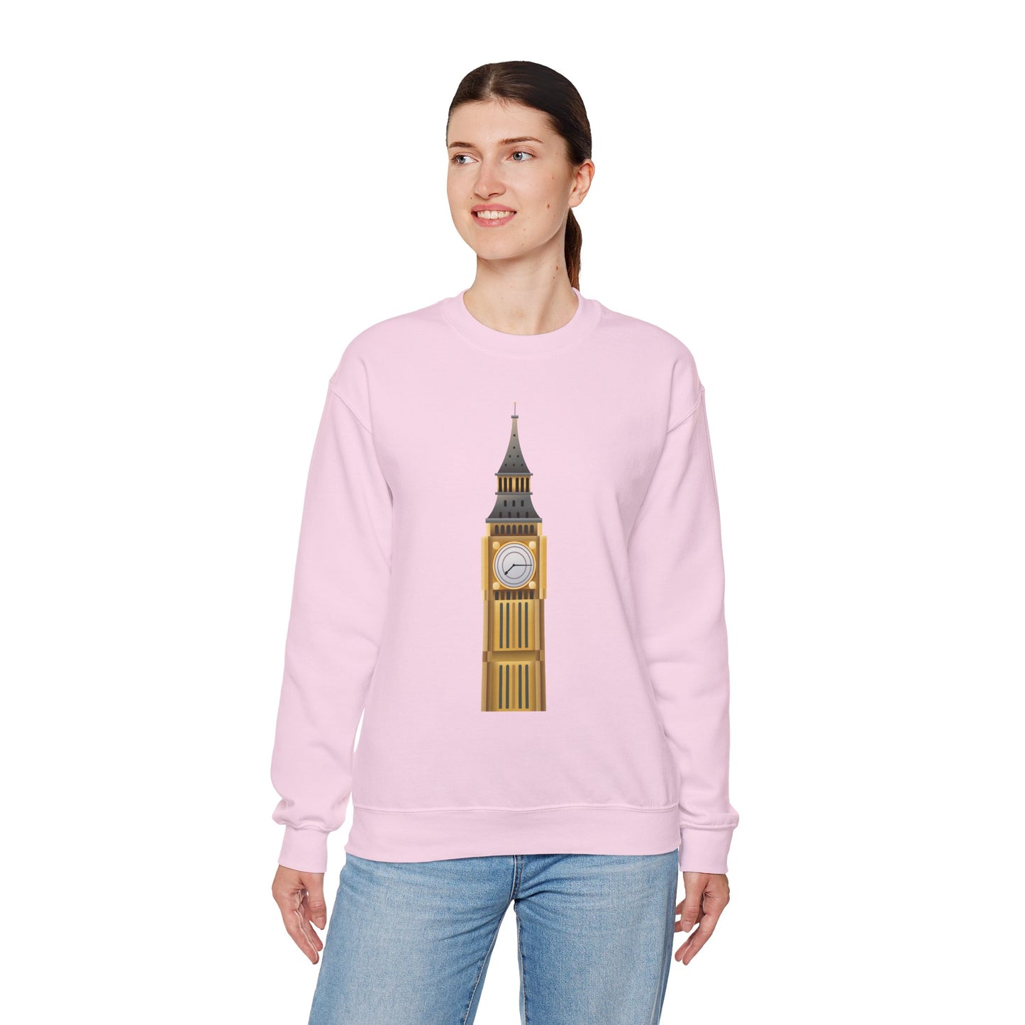 Unisex Heavy Blend™ Crewneck Sweatshirt - Tick Tock London - The Majestic Big Ben