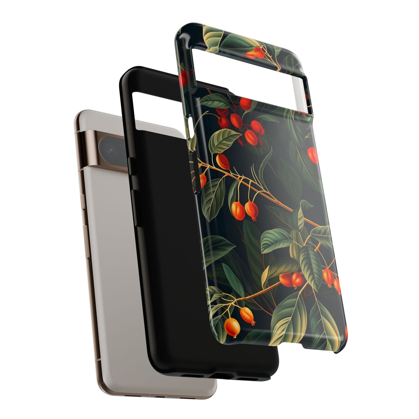 Tough Cases, Floral Phone Case, Nature-Inspired Tech, Unique Gift, Phone Accessory, Botanical Design, Fall Vibes
