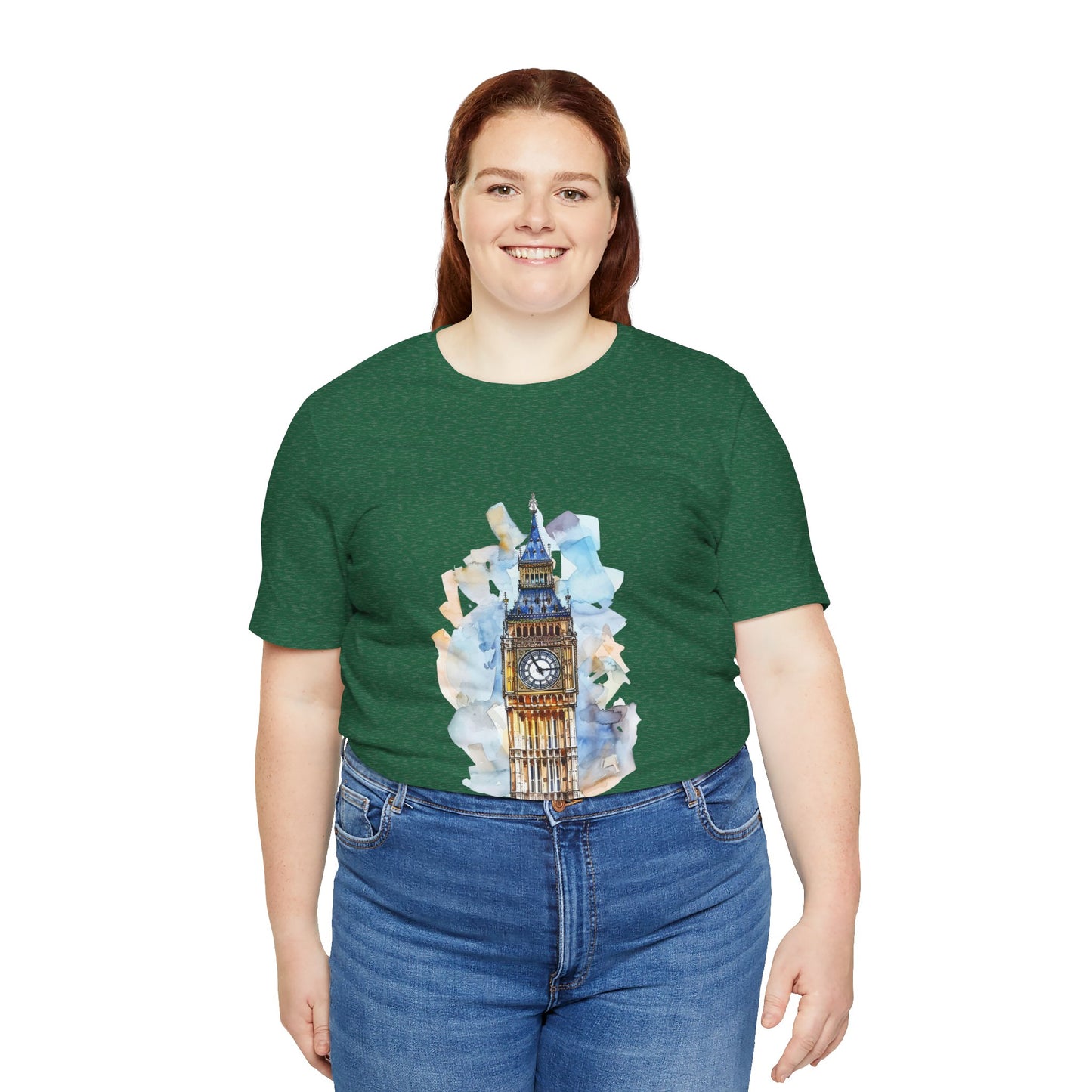 Unisex Jersey Short Sleeve Tee - Iconic Big Ben Clock Tower Design