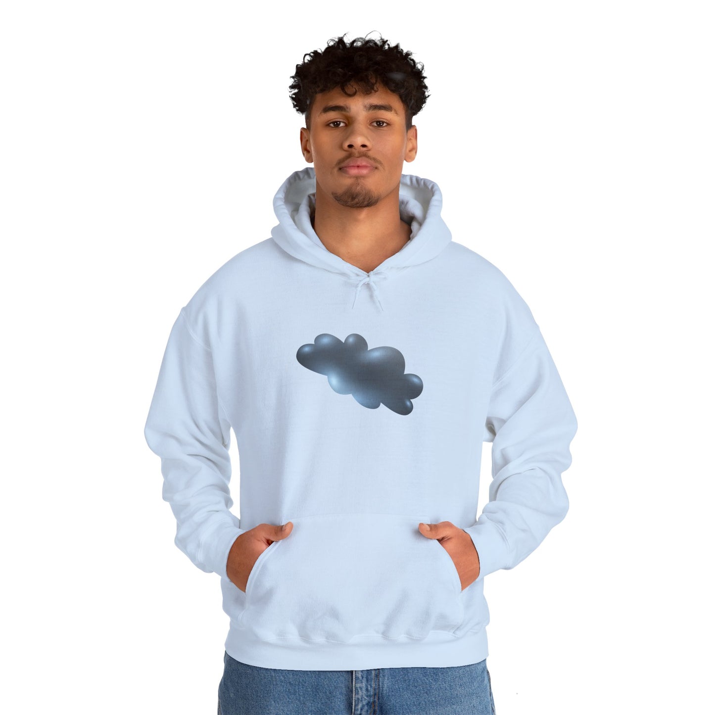 Unisex Heavy Blend™ Hooded Sweatshirt - Serene Cloudscape - Dreamy Cloud