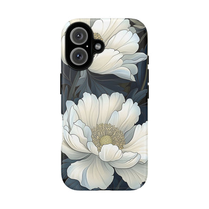 Elegant Floral Phone Case, Floral iPhone Cover, Flower Art Phone Case, Eco-Friendly Mobile Protection, Tough & Stylish Phone Case