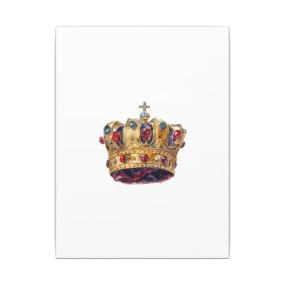 Crown Art Print, Royal Wall Decor, Matched for Home or Office, Gift for Art Lovers, Unique Royalty Artwork