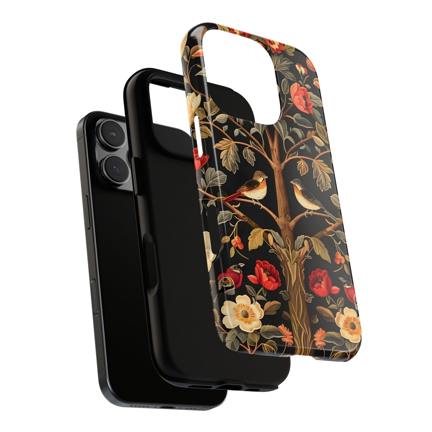 Floral Phone Case - Artistic Tough Cases for Phone Protection, Unique Gifts, Nature-Inspired Design, Eco-Friendly Accessories, Home Decor