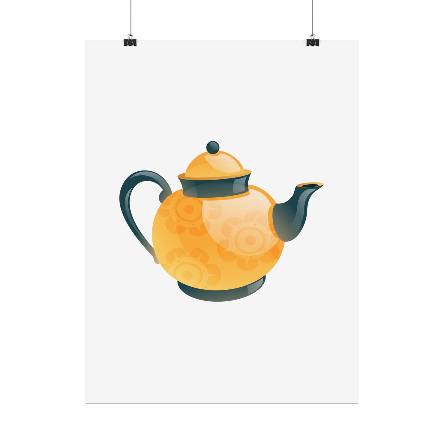 Vintage Tea Pot Rolled Posters