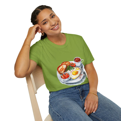 Unisex Softstyle T-Shirt - Hearty & Regal - British Breakfast Tradition