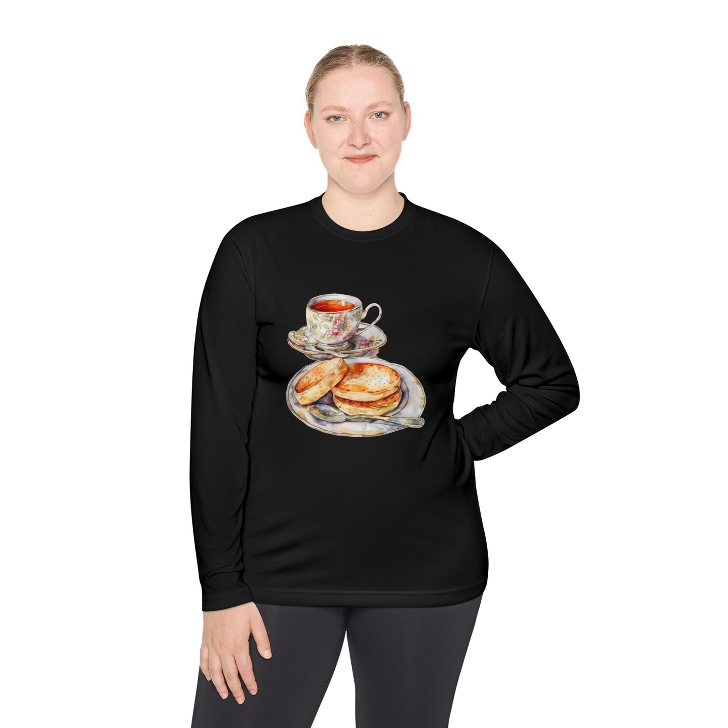 Unisex Long Sleeve Tee -Gourmet Food Art Print for Kitchen Decor -  Perfect for Relaxation and Celebrations