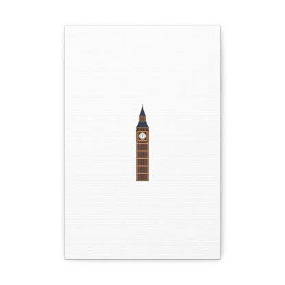Big Ben Canvas Wall Art, Modern Home Decor, London Decor, Gift for Travel Lovers, Office Wall Art, Minimalist Art Print
